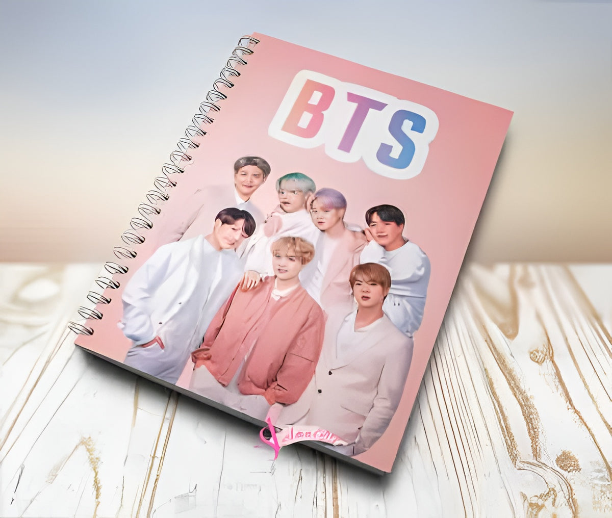 BTS A4 Spiral College & School Notebook ā Premium Laminated Cover Journal