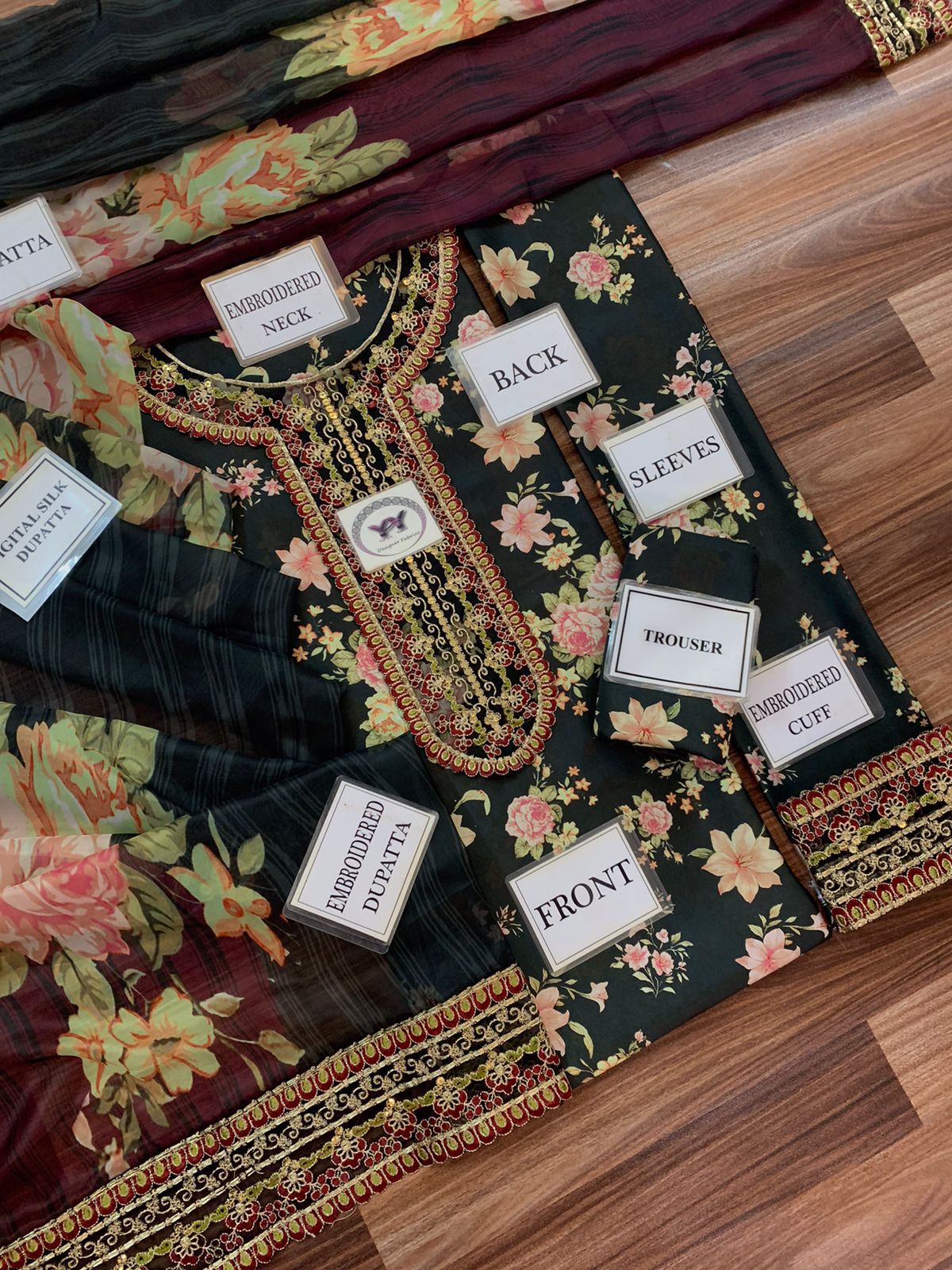 ESRA by Riwayat – 3-Piece Heavy Embroidered & Digital Printed Charmeuse Silk Collection
