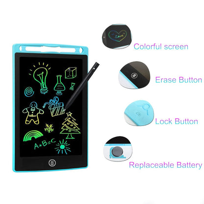 8.5 Inch Kids LCD Writing Tablet – Reusable Digital Drawing & Slate Pad