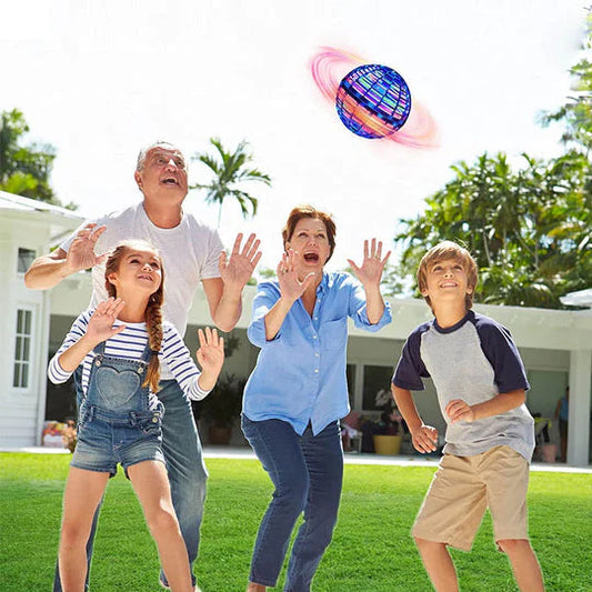 Flying Spinner Boomerang Ball – LED Magic Flying Drone Orb