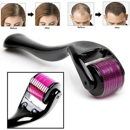 Professional Derma Roller for Hair & Beard Growth – Anti-Aging Face Scalp Care