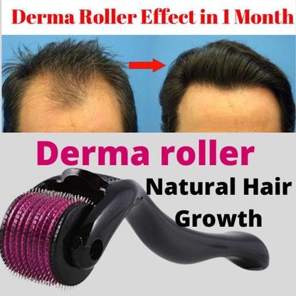 Professional Derma Roller for Hair & Beard Growth – Anti-Aging Face Scalp Care