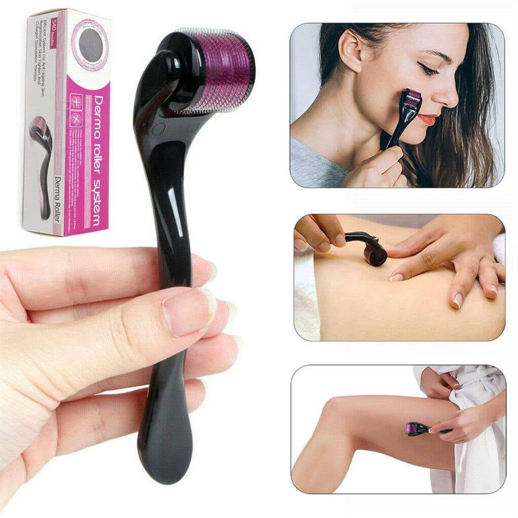 Professional Derma Roller for Hair & Beard Growth – Anti-Aging Face Scalp Care
