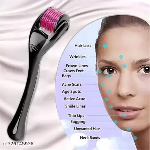 Professional Derma Roller for Hair & Beard Growth – Anti-Aging Face Scalp Care