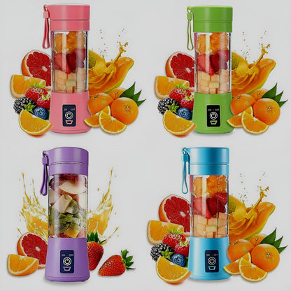 Rechargeable Portable Mini Juicer Blender – USB Personal Size Blender for Smoothies & Shakes