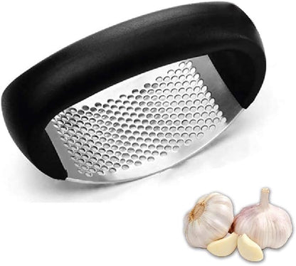 Stainless Steel Garlic Press Rocker – Manual Garlic Crusher & Mincer Tool