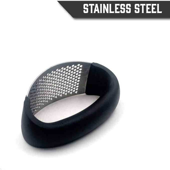 Stainless Steel Garlic Press Rocker – Manual Garlic Crusher & Mincer Tool