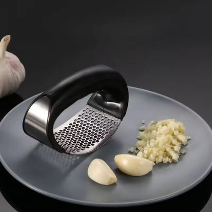Stainless Steel Garlic Press Rocker – Manual Garlic Crusher & Mincer Tool
