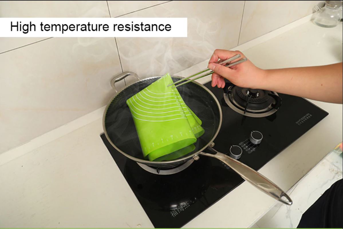 Multipurpose Silicone Roti & Pastry Mat – Heat Resistant Oven Liner with Measurement Markings