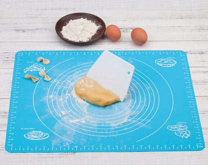Multipurpose Silicone Roti & Pastry Mat – Heat Resistant Oven Liner with Measurement Markings