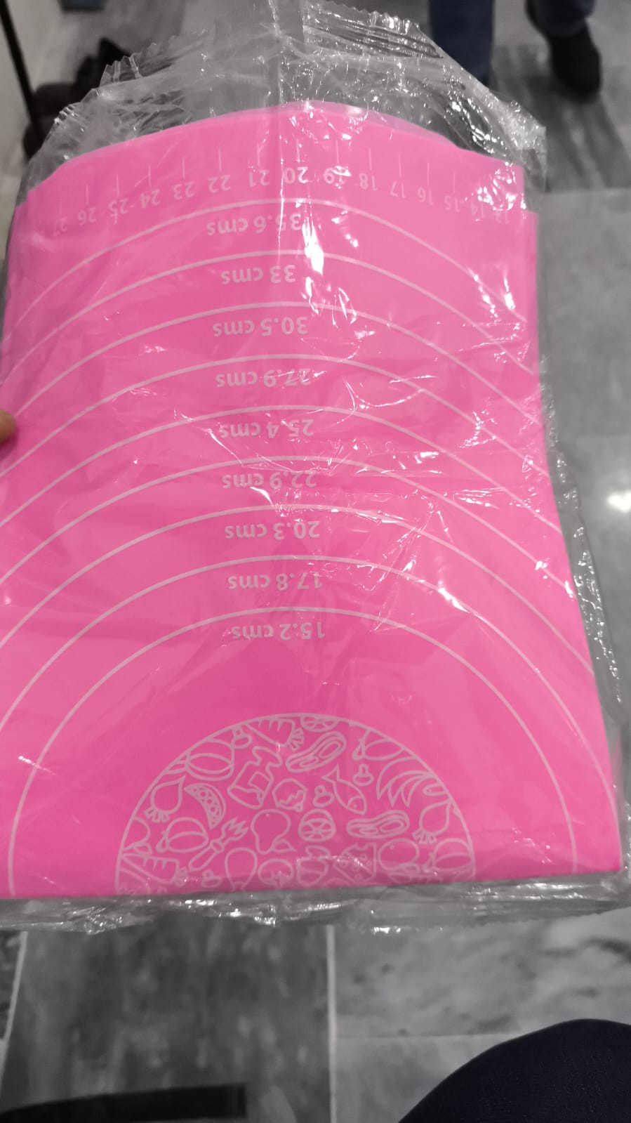 Multipurpose Silicone Roti & Pastry Mat – Heat Resistant Oven Liner with Measurement Markings