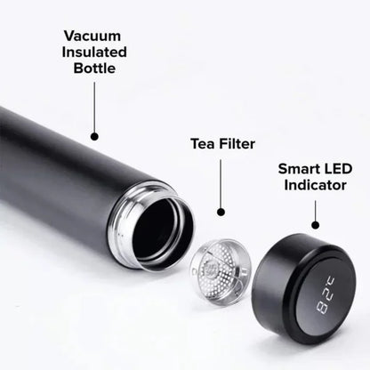 LED Temperature Display Water Bottle – Stainless Steel Vacuum Insulated Flask