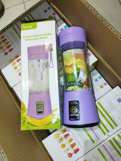 Rechargeable Portable Mini Juicer Blender – USB Personal Size Blender for Smoothies & Shakes