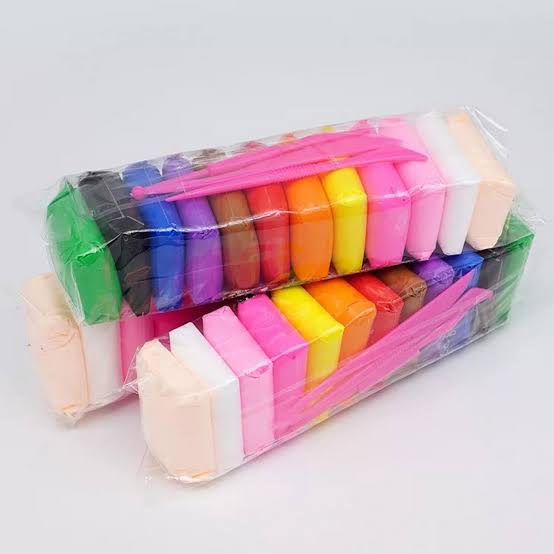 Molding Air dey Clay for kids Super Clay Clay Multi colors a set
