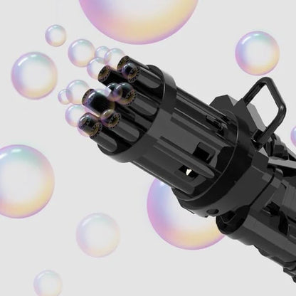Automatic Bubble Gatling Gun – Electric Bubble Maker Toy for Kids