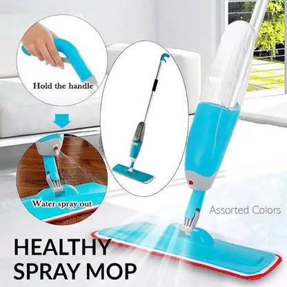 Magic Water Spray Floor Mop – Easy Microfiber Cleaning Mop for Tiles & Hardwood