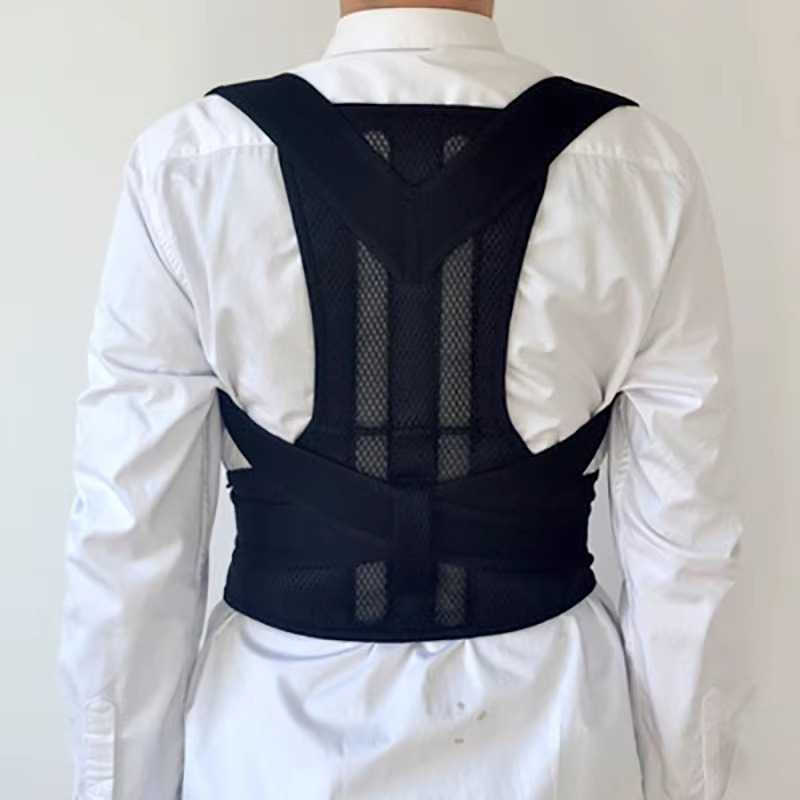 Adjustable Spine & Shoulder Support Belt – Ergonomic Posture Corrector for Men & Women