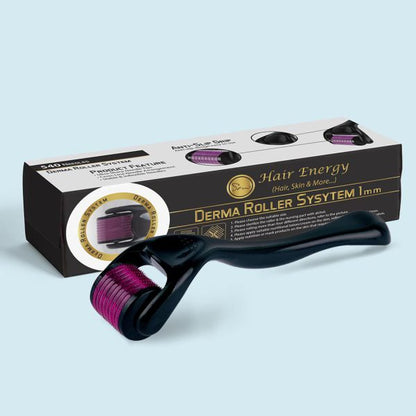 Professional Derma Roller for Hair & Beard Growth – Anti-Aging Face Scalp Care