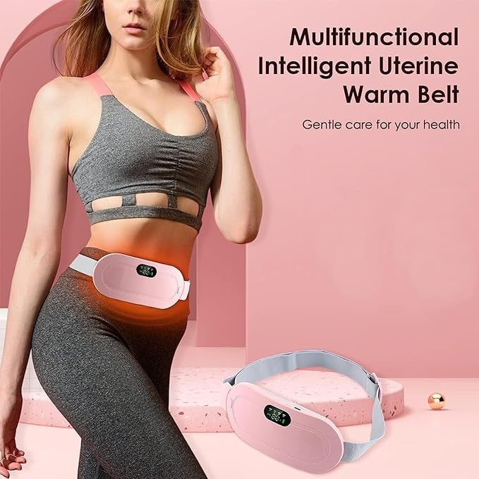 Electric Warm Palace Heating Belt – Fast Period Cramp & Abdominal Pain Relief Massager