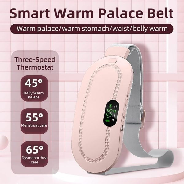 Electric Warm Palace Heating Belt – Fast Period Cramp & Abdominal Pain Relief Massager