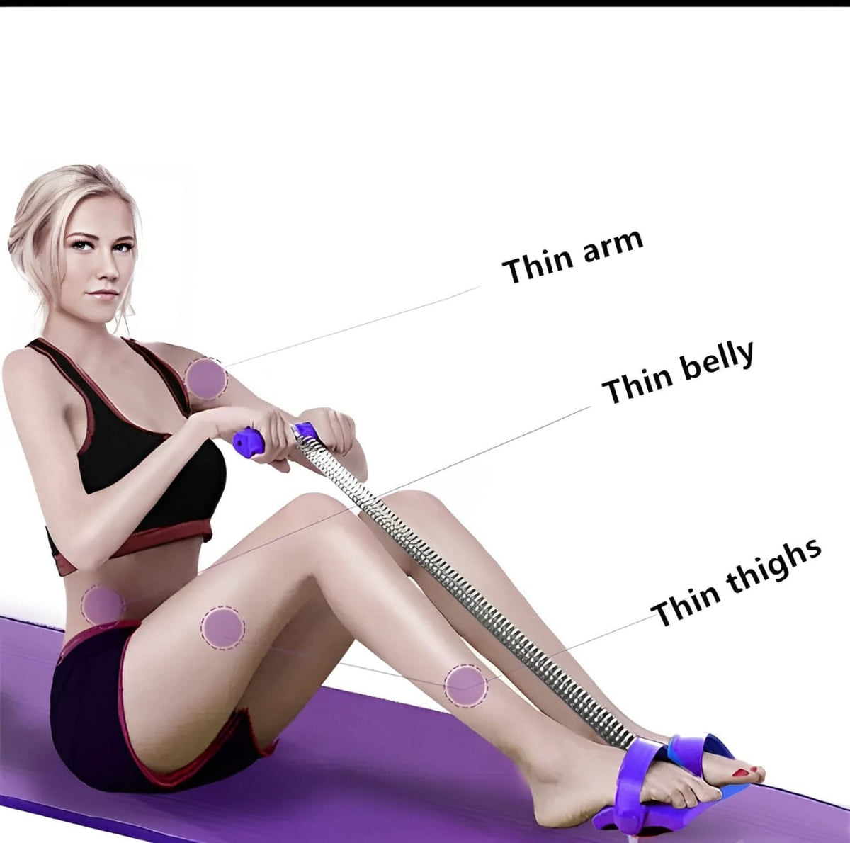 Double Spring Tummy Trimmer – Abdominal & Belly Fat Burner Workout Machine