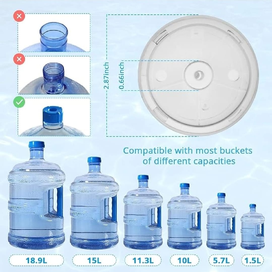 One-Touch Electric Water Bottle Pump – Portable USB Rechargeable Water Dispenser