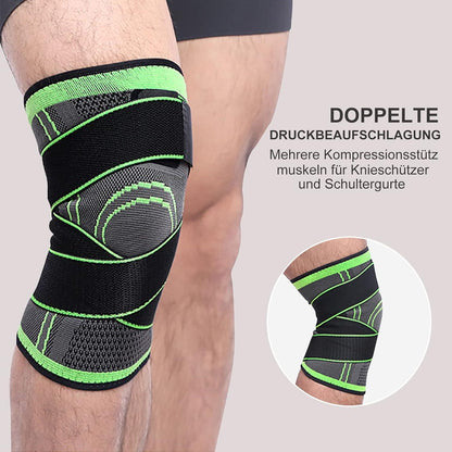 3D Weaving Knee Support Pad – Breathable Compression Sleeve for Running, Gym & Joint Relief