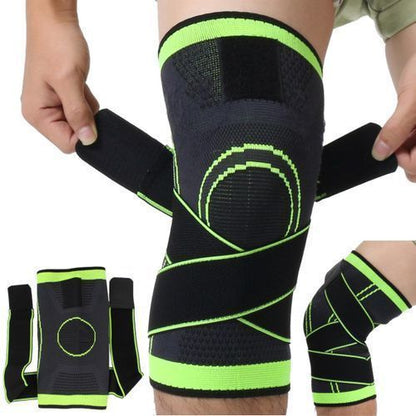 3D Weaving Knee Support Pad – Breathable Compression Sleeve for Running, Gym & Joint Relief