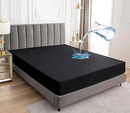 Waterproof King Size Mattress Cover – Soft & Noiseless Bed Sheet Protector for Hygiene