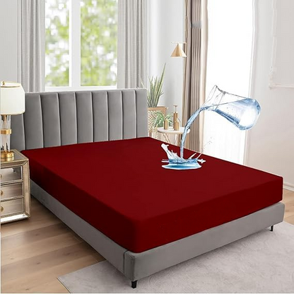 Waterproof King Size Mattress Cover – Soft & Noiseless Bed Sheet Protector for Hygiene