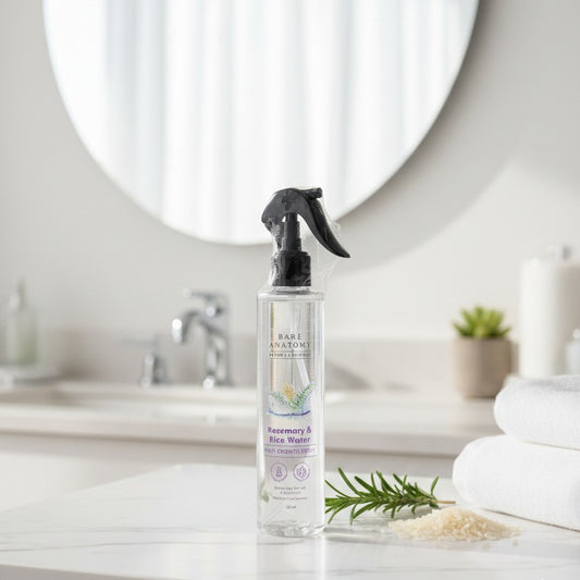 Rosemary & Rice Water Hair Growth Spray by Bare Anatomy – 200ml Anti-Hairfall Leave-In