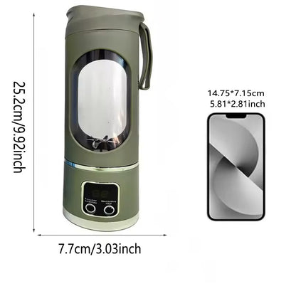 Smart Mini Travel Blender – USB Electric Juicer Cup for Shakes & Smoothies