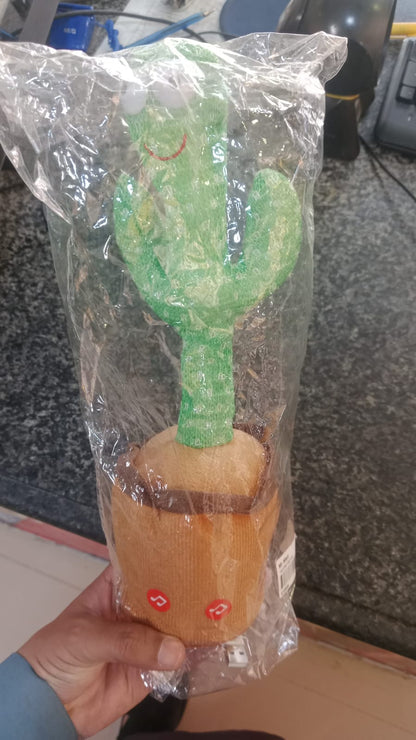 Dancing & Talking Cactus Plush – Battery-Operated Fun Mimic Toy