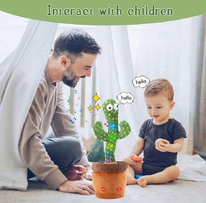 Dancing & Talking Cactus Plush – Battery-Operated Fun Mimic Toy