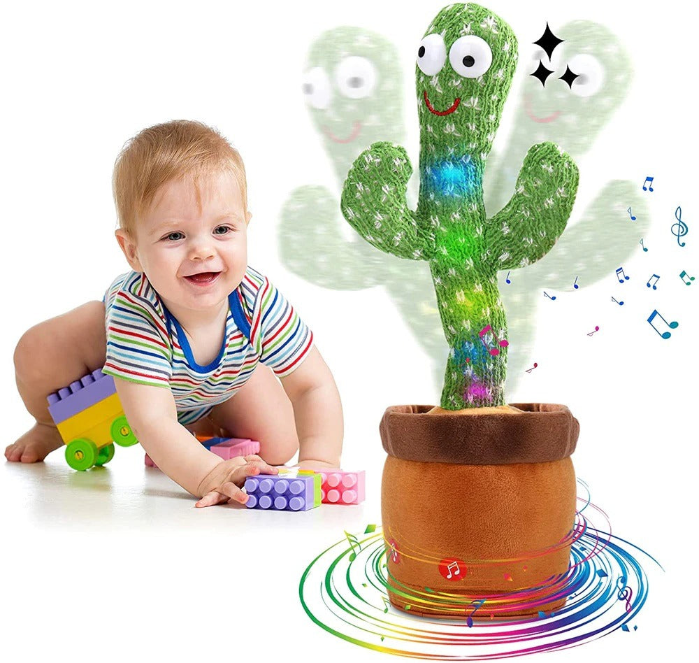 Dancing & Talking Cactus Plush – Battery-Operated Fun Mimic Toy