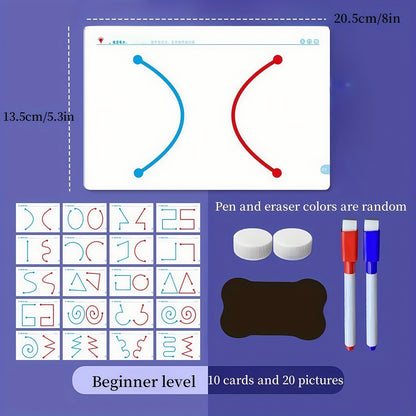 Finger Maze & Pen Control Workbook – Early Learning Brain Training Kit for Kids