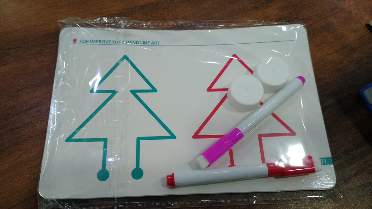 Finger Maze & Pen Control Workbook – Early Learning Brain Training Kit for Kids