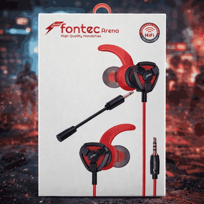 Fontec Arena Gaming Handsfree – HiFi Stereo Surround Sound & Dual Mic
