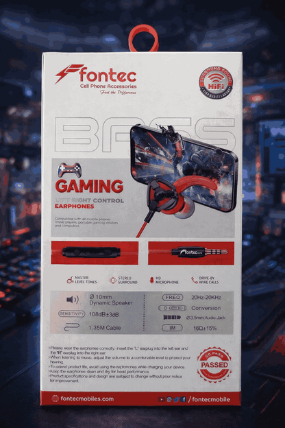 Fontec Arena Gaming Handsfree – HiFi Stereo Surround Sound & Dual Mic