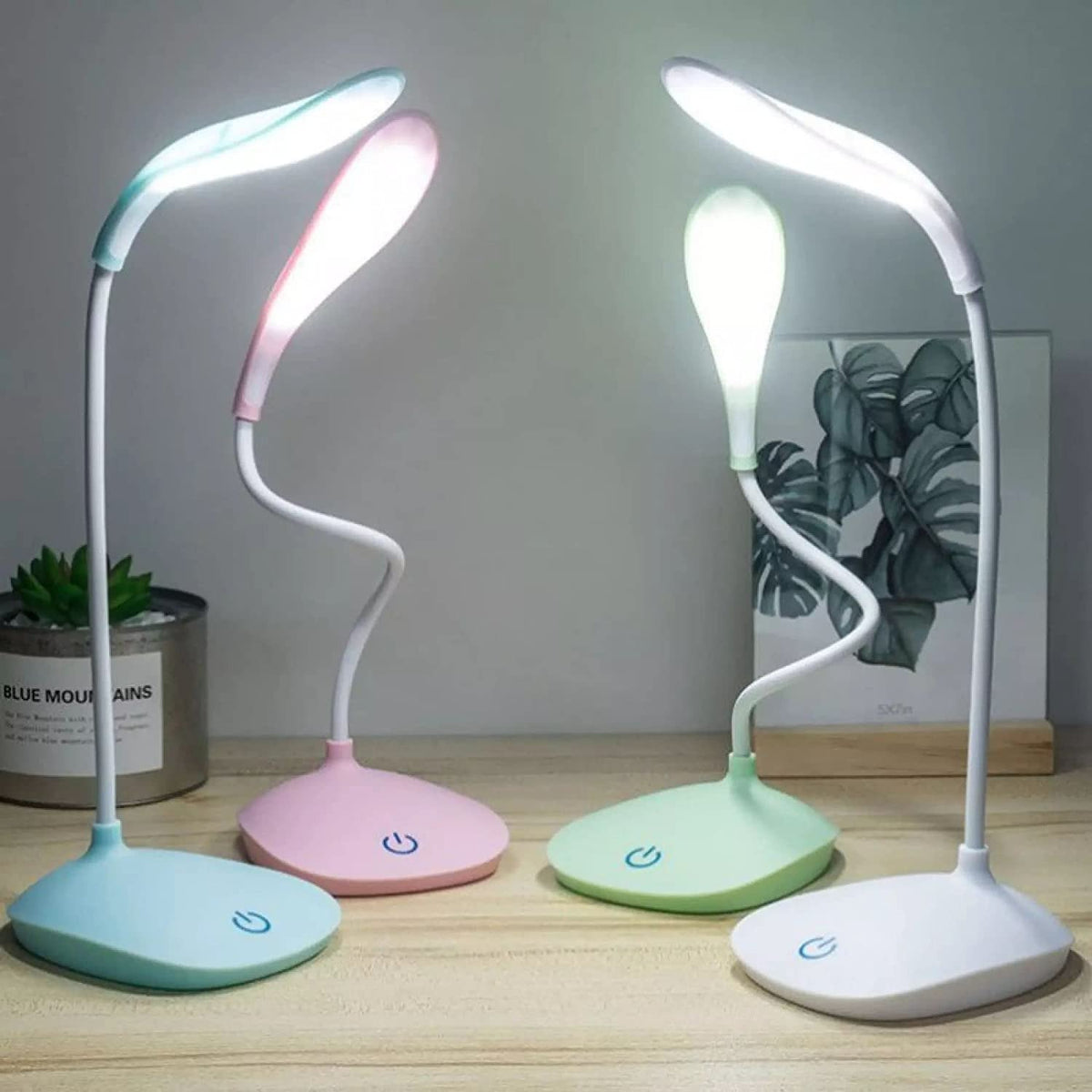 Flexible Touch Control LED Study Lamp – 3-Level Brightness Eye-Care Desk Light
