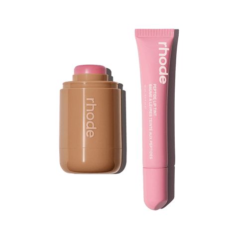 Rhode Lip Tint & Pocket Blush Beauty Combo – Espresso & Toasted Teddy Duo