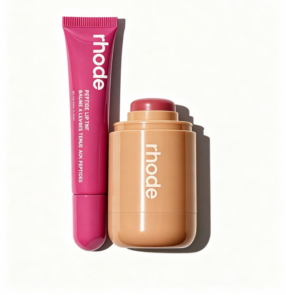 Rhode Lip Tint & Pocket Blush Beauty Combo – Espresso & Toasted Teddy Duo