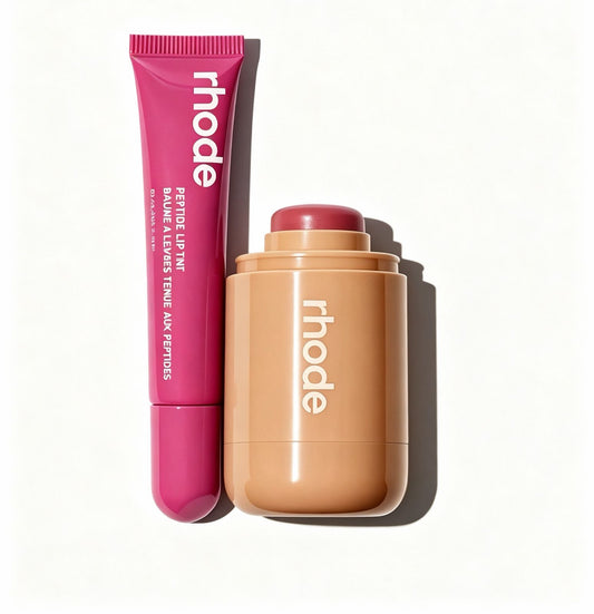 Rhode Lip Tint & Pocket Blush Beauty Combo – Espresso & Toasted Teddy Duo
