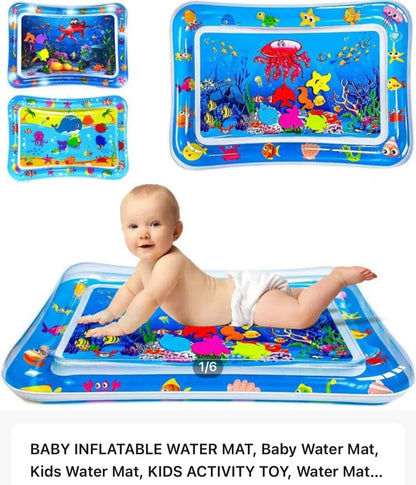 Smart Inflatable Baby Water Play Mat (69x50x8cm) – Sensory Development & Tummy Time Toy