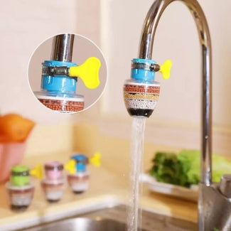 360° Rotating Fan Faucet Filter – Water Saving Anti-Splash Kitchen Purifier