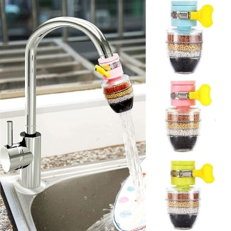 360° Rotating Fan Faucet Filter – Water Saving Anti-Splash Kitchen Purifier