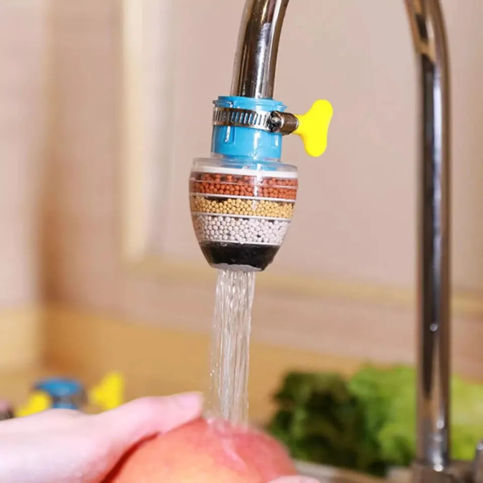 360° Rotating Fan Faucet Filter – Water Saving Anti-Splash Kitchen Purifier