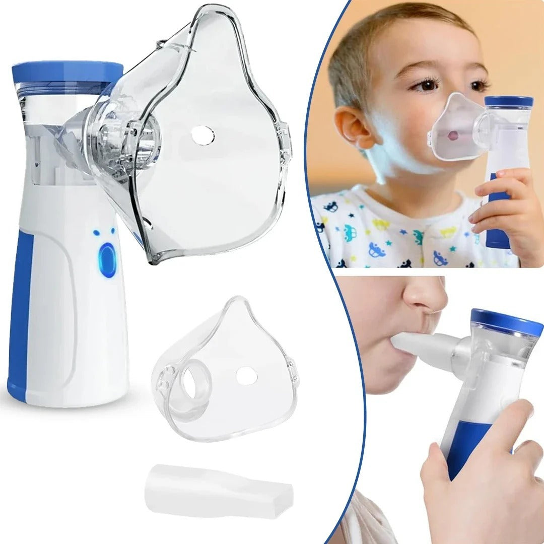 Pocket-Size Portable Rechargeable Nebulizer – Quiet Handheld Inhaler Machine (0.5L)