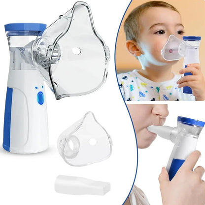 Pocket-Size Portable Rechargeable Nebulizer – Quiet Handheld Inhaler Machine (0.5L)