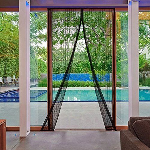 Hands-Free Magnetic Door Screen Mesh – Easy Install Insect & Fly Protection Net